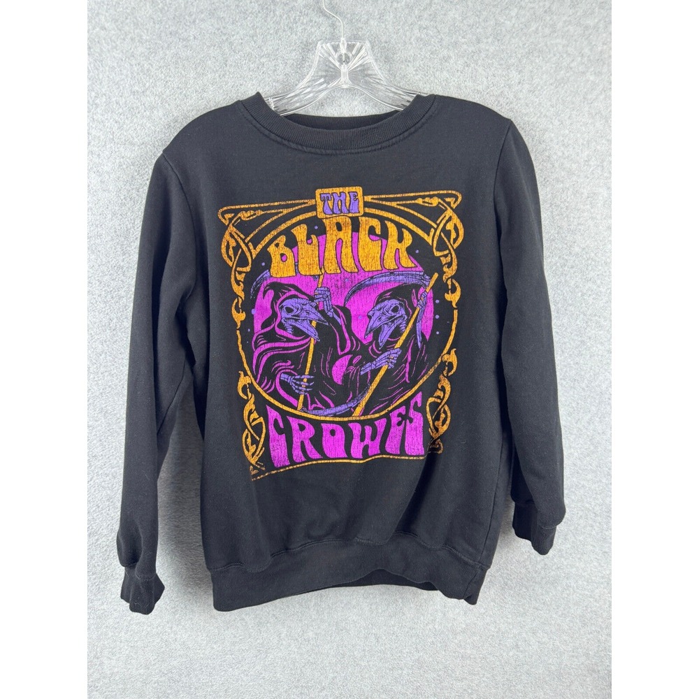 The Black Crowes Sweatshirt Size XS Grey Short Sleeve‎ Crewneck Tee Rock